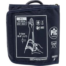 Cintura di pressione arteriosa ergonomica Pic - 22-42cm - Compatibile con CardioAfib