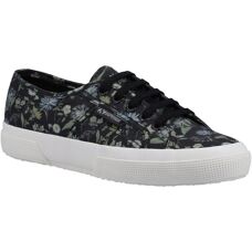Superga 2750 Donkergrijs Bloemenprint Sneakers