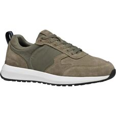 Geox U Volpiano Mens Trainers Sage Suede - Shoe Type