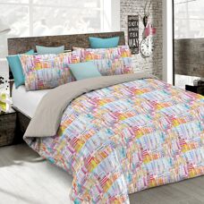 MB HOME BASIC Ensemble de housse de duvet - Literie