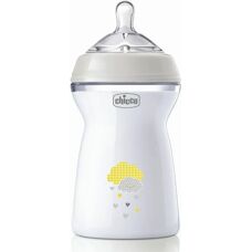 Biberon Natural Feeling Chicco - 330ml Grigio