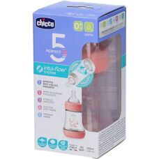 Biberon Chicco Perfect 5 Rosa 150ml Flusso Lento - Biberon Neonato