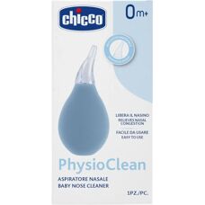Aspiratore Nasale Chicco PhysioClean per Neonati da 0 Mesi - Strumento di Igiene Nasale
