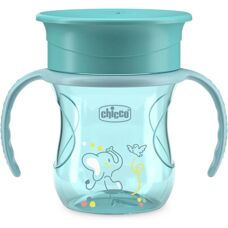 Copo 360° Turquesa Chicco Antifugas