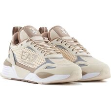 EA7 X8X159_XK379 Baskets en mesh beige - Chaussures - Publicité