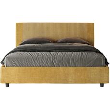 ITAMOBY Doppelbett 160x190 mit Stoff-Container - Bett