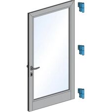 Cerniera in alluminio per porte pesanti - Velox Top