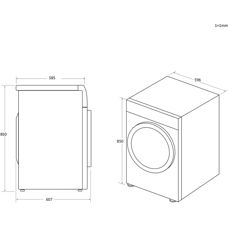 Candy CSEH8A2LE - White - Tumble Dryer