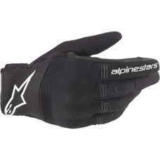 Guantes de Motocicleta Copper de Alpinestars - Negro Blanco Ligero y Urbano