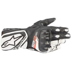 Alpinestars Stella SP-8 V3 Dame Motorsykkel hansker - Svart Hvit - M