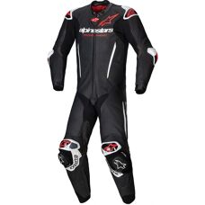 Alpinestars GP-R7 Leather Racing Suit - Black, White, Fluorescent Red