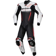 Alpinestars GP-R7 1-delt Kjeledress - Hvit/Svart/Rosa Fluo