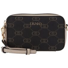 Liu Jo Borsa a tracolla nera con monogramma - Borsa a tracolla