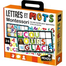 Headu Letras y Palabras Montessori - Juego táctil educativo