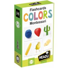 Cartes de reconnaissance des couleurs Montessori Headu - Publicité