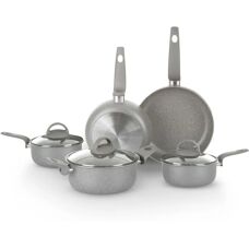 Altri Brand Juego de Cocina - 8 Piezas Antiadherente Italia