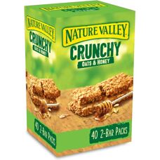 Nature Valley Oats 'n' Honey Granola Bars - Crunchy - 40 Pack