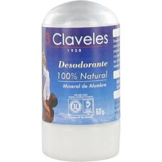3 Claveles Desodorante Mineral Natural - 60g - Desodorante