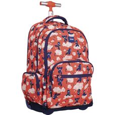 Milan Ninjutsu Red School Rucksack - Wheeled, 52x34.5x23cm