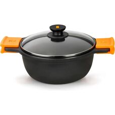 Poêle BRA A270324 - 24 cm, Noir, 4 L, Aluminium trempé - Publicité