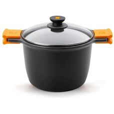 Casserole BRA A273907 - 11,1L Ronde Noire, Orange - Publicité