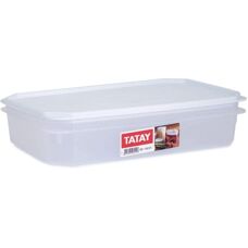 TATAY Wit Voedselformaat - 2,1L - Voedselopslagcontainer