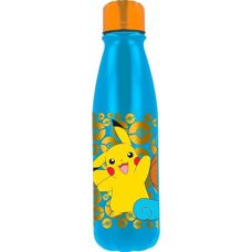 Garrafa de água Pokémon azul de alumínio - Garrafa de água