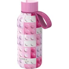 Quokka Kids Pink Bricks Thermo Bottle - Kids Thermo Bottle