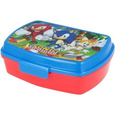 Sonic Mehrfarbige Kinder Lunchbox - 17x14x5,6cm 300ml
