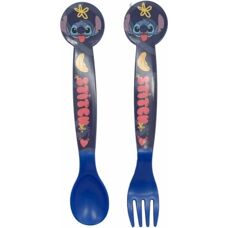 Disney Stitch Kinderbestek Set - BPA Vrij - 2 Stuks