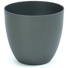 Plastiken Pflanzgefäß - Dunkelgrau - 38cm - Für draußen