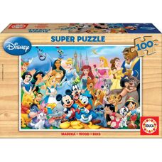 Educa 12002 Puzzle - 100 Stück - Holzpuzzle - Ab 4 Jahren