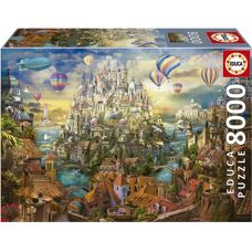 Educa 19570 Puzzle - Stadt der Träume 8000 Stück - Puzzle