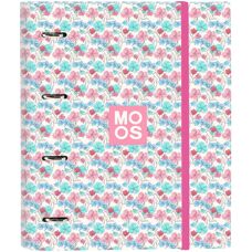 Kolorowy segregator z kółkiem Moos Flores - Produkt szkolny