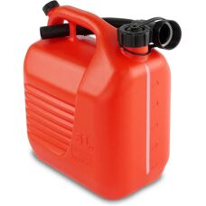 Tayg Brandstofcontainer - 5L Rood, Met Flexibele Uitloop