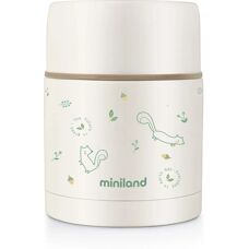 Miniland Thermos in Acciaio Inox Naturale - 600 ml