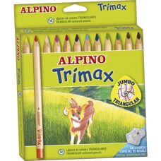 Lápices de Colores Triangulares Alpino AL000113 - Colorear