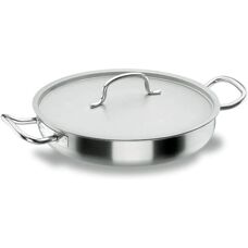 Lacor 50636 Edelstahl runde Auflaufform - 36cm - Ofenfest