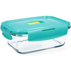 Luminarc Pure Box Holy Prostokątne Turkusowe Szklane 820 ml