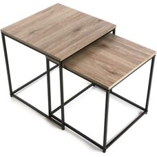 Sidebord från Versa Cambridge - Set om 2 - 50x50x50 cm