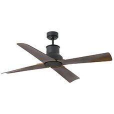 Faro 33481 - Schwarz und Braun - Deckenventilator