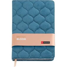 Miquelrius British Bloom Sammetblå Punktbok - Notatbok