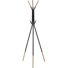DKD Home Decor Fekete acél Gumi fa Kalapakasztó - Hat stand