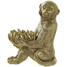 DKD Home Decor Gouden Koloniale Dierenbeeld - Decoratie