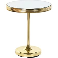 DKD Home Decor Gold Messing Beistelltisch - Beistelltisch