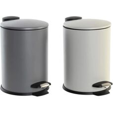 DKD Home Decor Pedal Bin - Shabby Chic - 3 L - 2 Units