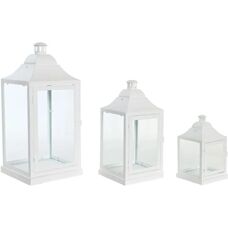 DKD Home Decor Witte Kristal Metaal Wandlamp - Wandlamp