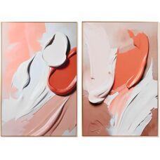 ESPRIT Abstrakte Moderne Leinwandwandkunst - 2er-Set
