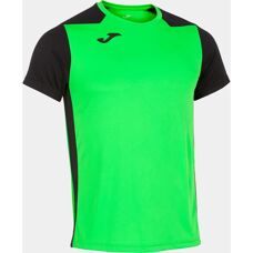 T-shirt Joma Record II Verde/Nero Maniche Corte - Sport