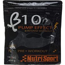 Nutrisport B10 Pump Effect Fragola - Integratore Pre-Workout